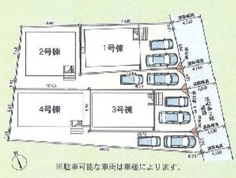 茅ヶ崎市香川第23　新築戸建　全4棟4号棟の区画図