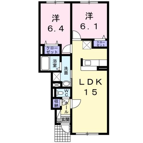 フランの間取り