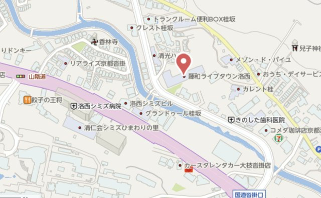 藤和ライブタウン洛西　7階の地図