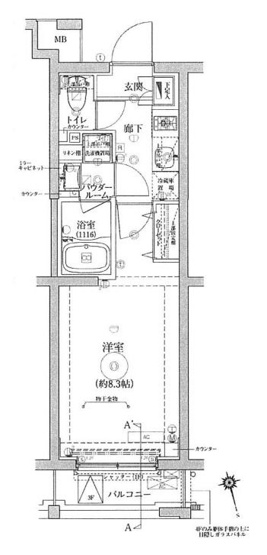 【間取り】 | ベルシード椎名町