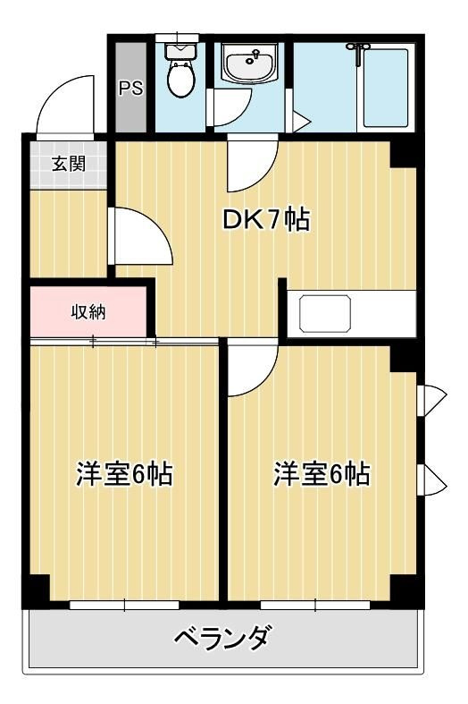 エスパレス六甲の間取り