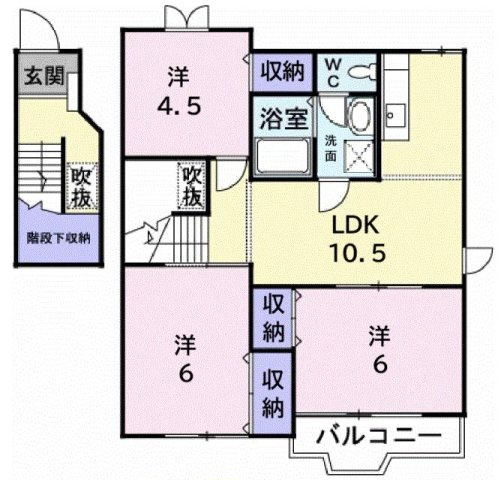 エスポワール２０００の間取り