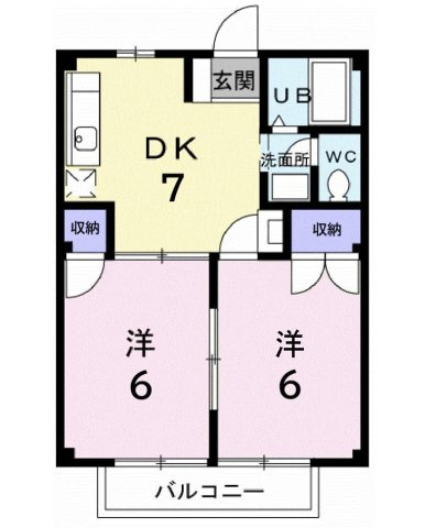 パサーナわかまつの間取り
