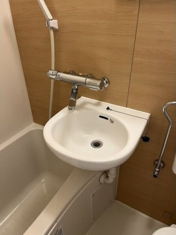 大国町ハイツの洗面所