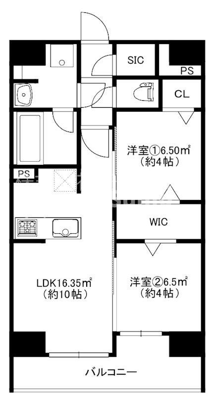 MODERN PALAZZO South薬院の間取り