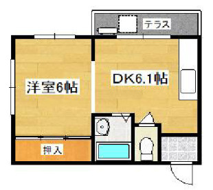 キャピタル城西の間取り