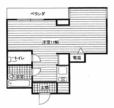 ハイネス北浜の間取り