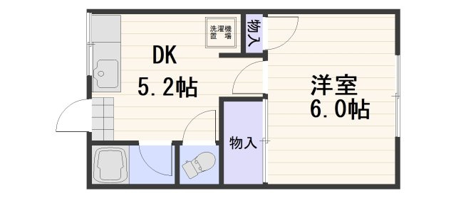 松南ハイツの間取り