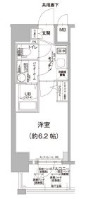 エスリード神戸グランドールの間取り