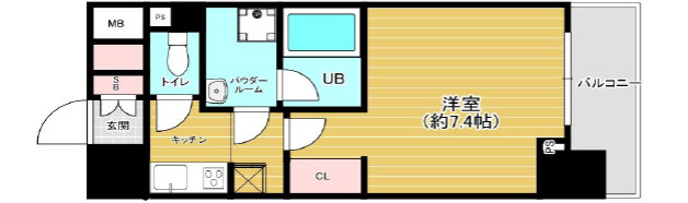 エスライズ東本町の間取り