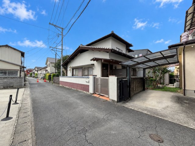 中央区出水3丁目・売地の前面道路含む現地写真