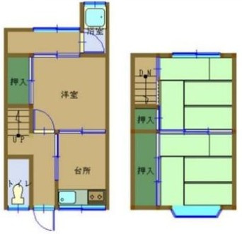 渚元町貸家の外観