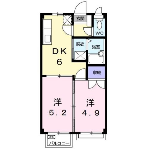 【間取り】 | エースビレッジＡ