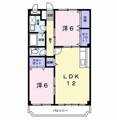 マンションチアフルの間取り