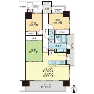 【間取り】 | サーパス御本丸公園