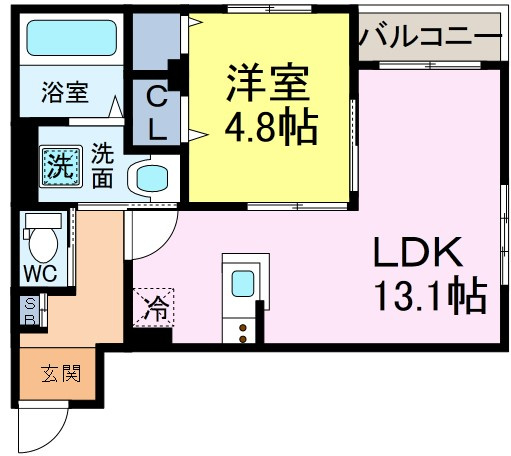ビューノラメゾンの間取り