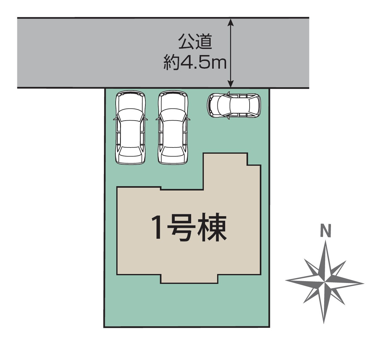 【ブルーミングガーデン】壬生町幸町3丁目 第2期の区画図