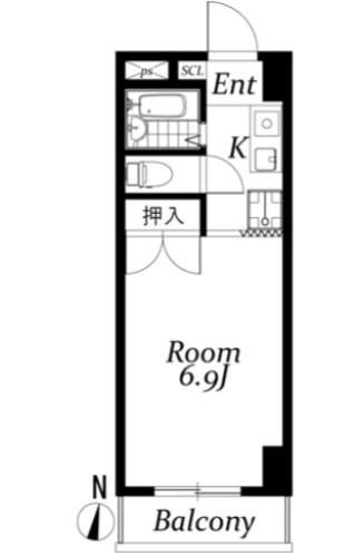 ハイコーポ小泉５.６の間取り