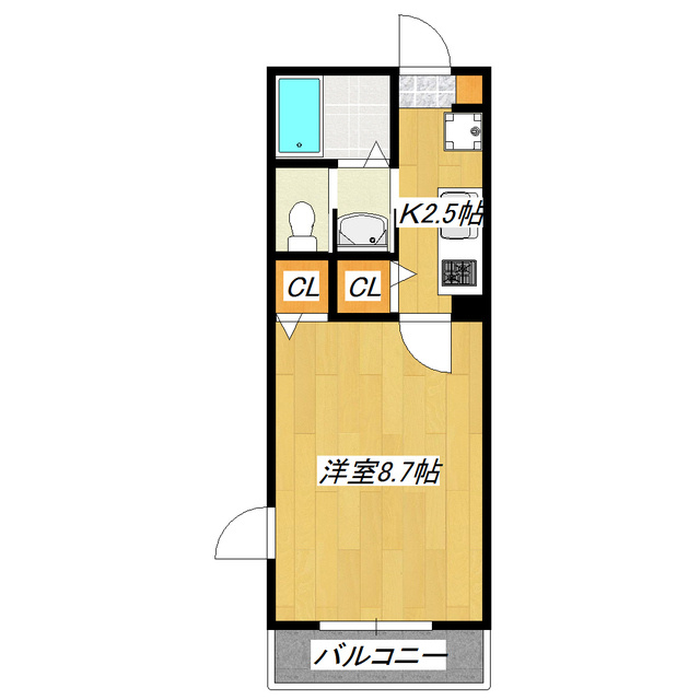 エルスタンザ赤羽の間取り|2面採光の角部屋☆