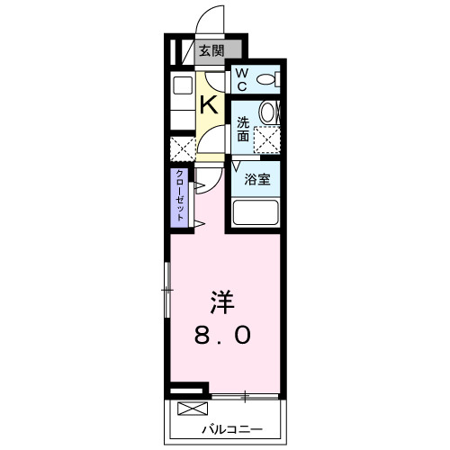 メゾン　フロレスタの間取り