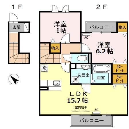 【間取り】 | パピヨン