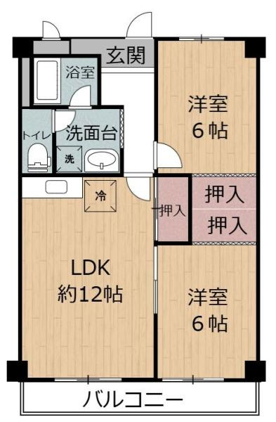ビオス羽田の間取り|※図面と現況が異なる場合は現況を優先させていただきます。