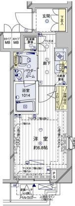 メインステージ押上Ⅱの間取り
