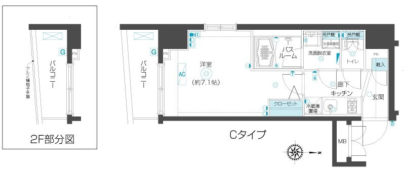 新品家具付きマンション市谷本村町12(KaGood東京)