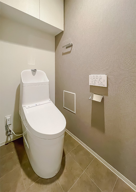 フロンティアレジデンス錦糸公園のトイレ|コンパクトで使いやすいトイレです