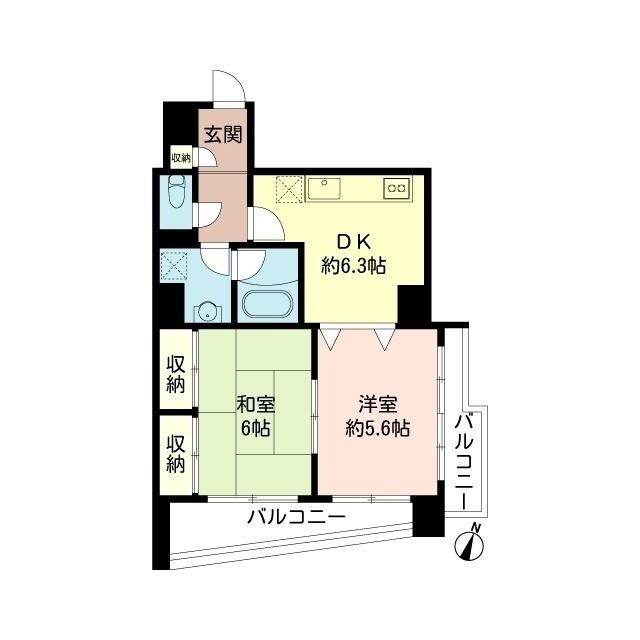 マートルコート武蔵小山の間取り