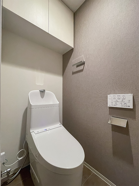 フロンティアレジデンス錦糸公園のトイレ|シンプルで使いやすいトイレです