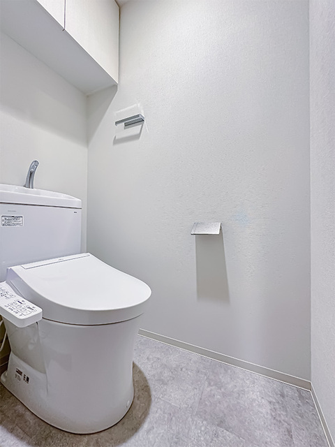 フロンティアレジデンス錦糸公園のトイレ|シンプルで使いやすいトイレです