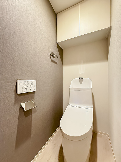 フロンティアレジデンス錦糸公園のトイレ|シンプルで使いやすいトイレです