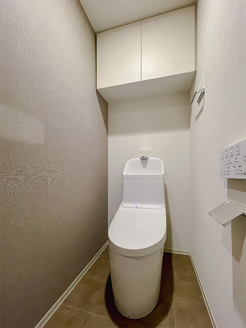 フロンティアレジデンス錦糸公園のトイレ|シンプルで使いやすいトイレです