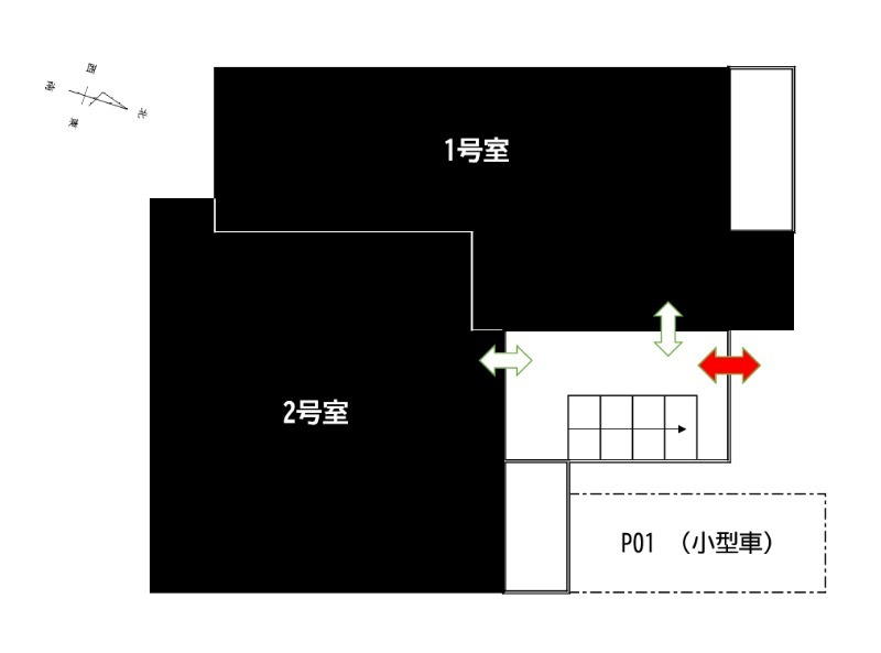 GRANDTIC南大橋Ⅱの区画図