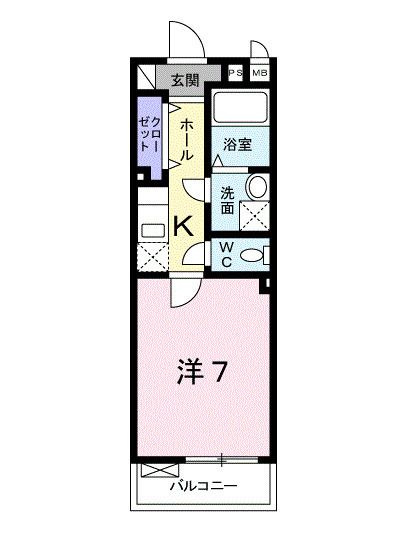 カーサ　アモローザの間取り