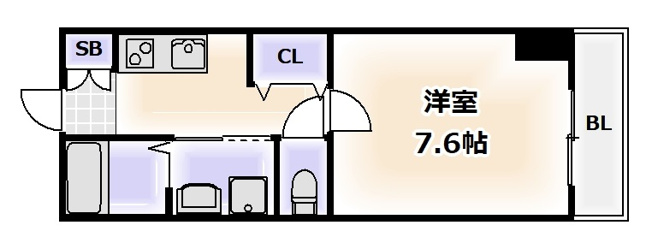 【間取り】 | スワンズ難波パークビュー