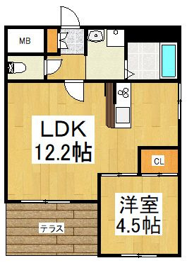 オリーブハウスの間取り