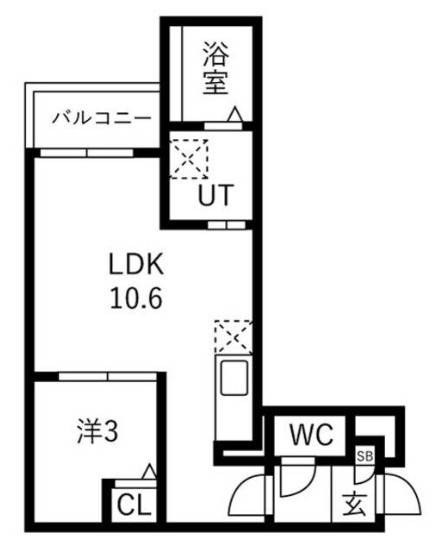 Ｊａｃｋ　ｍｉｙａｈａｒａⅢの間取り