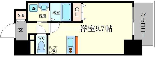 メインステージ京町堀の間取り