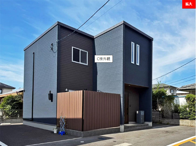 熊本市東区八反田２丁目の一戸建ての外観パース