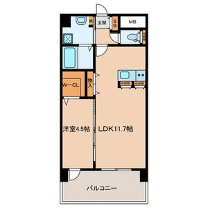 万玉ビルの間取り