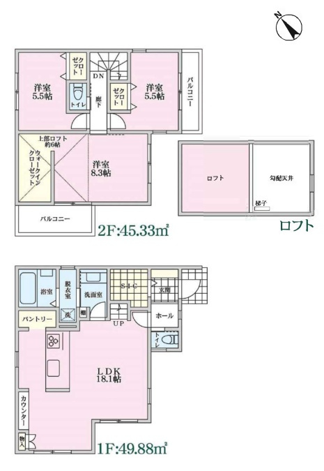 泉区和泉中央南4丁目 土地 4730万円の参考プラン