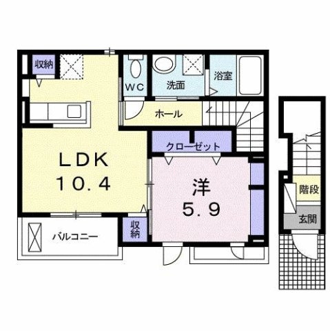 【間取り】 | ユニットロル市瀬