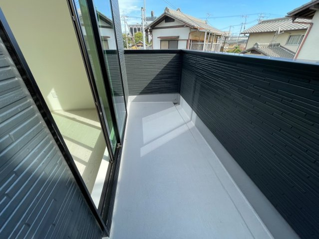 姫路市青山１丁目の新築一戸建のバルコニー