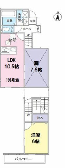 【間取り】 | Villa Itsuki(ヴィライツキ)