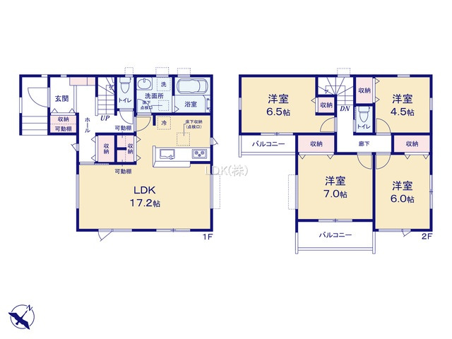 【間取り】 | 新築戸建／ふじみ野市南台２丁目（全1棟）