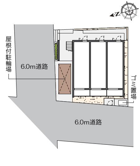 ヴィアロ大田中央レジデンス の区画図