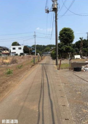 泉区和泉町 土地 1500万円の前面道路含む現地写真