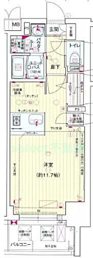 プレサンスジェネ千種内山の間取り